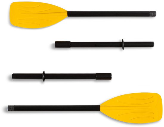 Intex Challenger 2 Boot Set - 236 x 114 x 41 cm - Inclusief peddels en pomp
