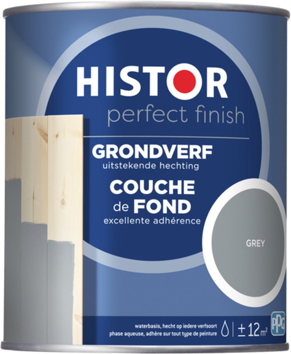 Histor Perfect Finish Grondverf Grijs-Wit - Grijs - 250 ml – foto 2