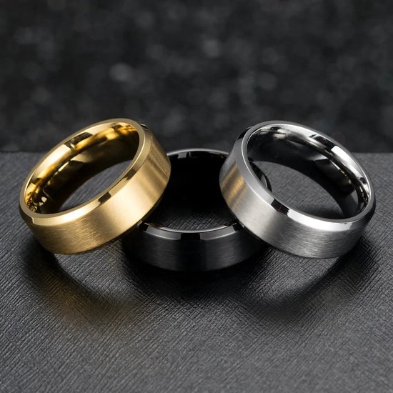 Wolfraam trouwringen zwart | Juwelier De Tijd