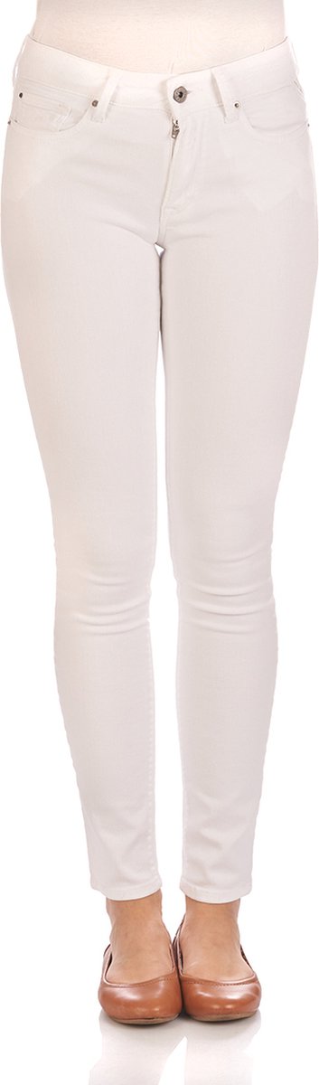 Replay Dames Jeans Broeken New Luz skinny Fit Wit W 30 L 28 Volwassenen