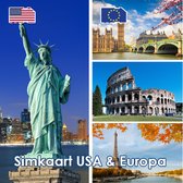Data Simkaart USA & Europa - 10GB