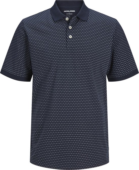 JACK&JONES PLUS JJLUIS AOP POLO SS PLS Heren Poloshirt - Maat EU3XL US1XL