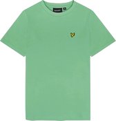 Lyle & Scott Plain T-shirt B Polo's & T-shirts Jongens - Polo shirt - Groen - Maat 122/128