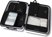 Packing Cubes Set 7-Delig - Kleding Organizer Voor Reis Koffer, Backpack en Tas - Zwart
