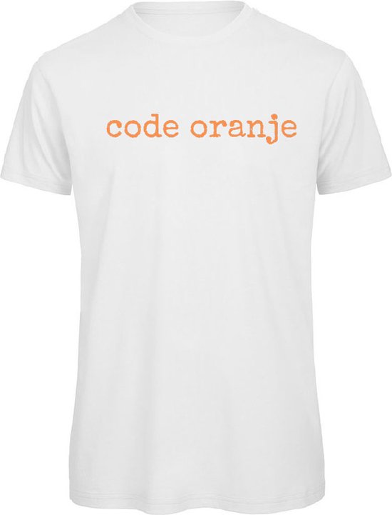 EK kleding t-shirt wit XXL - Code oranje - soBAD.| Oranje shirt dames | Oranje shirt heren | Oranje | EK 2024 | Voetbal | Nederland