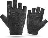 ROCKBROS Fietshandschoenen MTB-Handschoenen zomer ademende Sporthandschoenen voor Heren & Dames Grijs-S