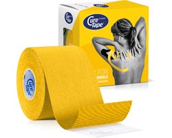 CureTape® Classic - Geel - Kinesiotape - 5 cm x 5 m - 1 rol - Elastische tape - FysioTape - Kinesiologie Tape - Cure Tape