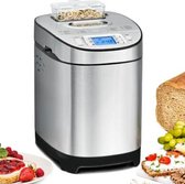 Bol.com Broodmachine - Brood Machine - Roestvrij Staal/Zwart aanbieding