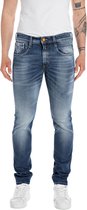 Replay Heren Jeans Broeken ANBASS slim Fit Blauw 38W / 34L Volwassenen