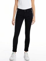 Replay Dames Jeans Broeken NEW LUZ skinny Fit Zwart Volwassenen