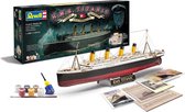 1:400 Revell 05715 Gift-Set 100 Years Titanic - Gift Set Plastic Modelbouwpakket