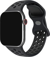 Innerlight® Sport+ - Zwart - 38/40/41mm - OneSize - Siliconen bandje geschikt voor Apple Watch - Geschikt als Apple watch bandje voor Series 1/2/3/4/5/6/7/8/9/SE