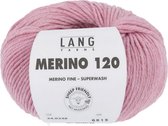 Lang Yarns Merino 120 348 roze
