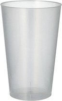 PAPSTAR Drinkbekers, herbruikbaar 0,3 l Ø 7 cm · 13 cm transparant onbreekbaar - 200 Stuks (20x10)