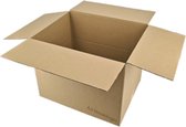 Ace Verpakkingen - Amerikaanse vouwdoos met rillijnen - 450 x 350 x 350mm - 25 stuks - kartonnen doos - webshopdoos - verzenddoos - e-commerce - webwinkeldoos - geschikt voor PostNL / DPD / DHL (voor 12:00 besteld, zelfde werkdag verzonden)