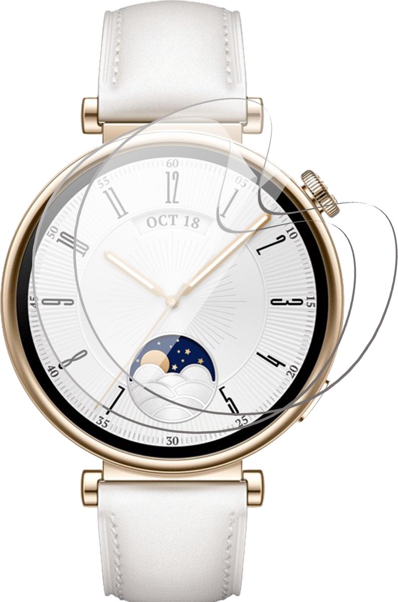 Screenprotector geschikt voor Huawei Watch GT 4 41mm - 2x FlexGuard Screen Protector