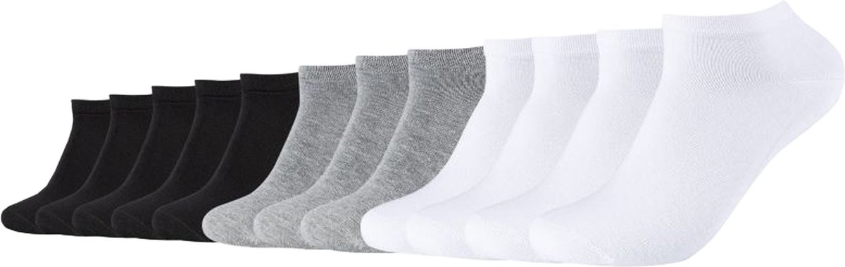 Camano Unisex Sneakersokken Veelkleurig 12 Paar