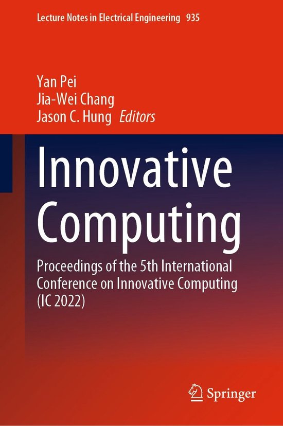 Springer Nature Proceedings Computer Science - Innovative Co ... - cover