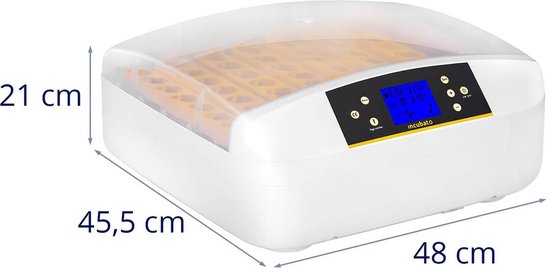 Incubato Broedmachine - 56 eieren - inclusief waterdispenser - volledig automatisch - incubator - incubato