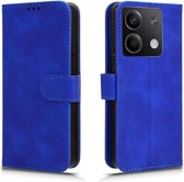 Geschikt voor Xiaomi Redmi Note 13 5G - Portemonnee Flip Cover - Magnetische Sluiting - Book Case Hoesje - Blauw