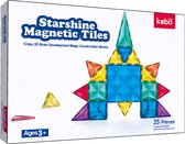 KEBO magnetisch speelgoed - magnetic tiles - magnetische tegels - magnetische bouwstenen - constructie speelgoed - montessori speelgoed - magnetische puzzel - 25pcs - KBZS-25
