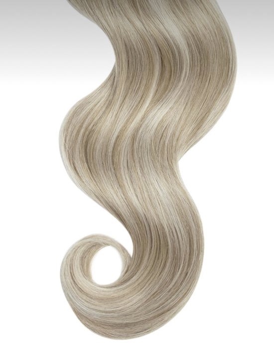 LUXEXTEND Weave Hair Extensions #60A | Human hair Blonde | Human Hair Weave | 40 cm - 100 gram | Remy Sorted & Double Drawn | Haarstuk | Extensions Blond | Extensions Haar | Extensions Human Hair | Echt Haar | Weave Hair | Weft Haar | Haarverlenging