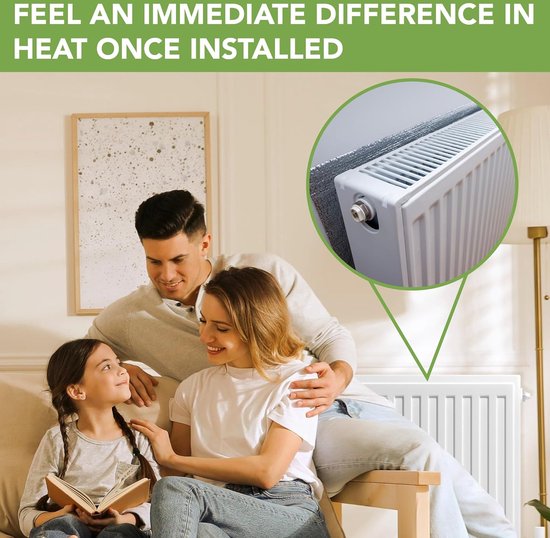 Radiator, reflectiefolie, isolatiefolie, thermofolie, warmtereflector