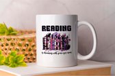 Mok Reading - BookLovers - Gift - Cadeau - Readers - Bookworms - Bookish - Boekenliefhebbers - Lezers - Boekenwormen - Boekverslaafd