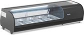 Royal Catering Koelvitrine voor Sushi - GN 5x 1/3 - Verlichting - Royal Catering