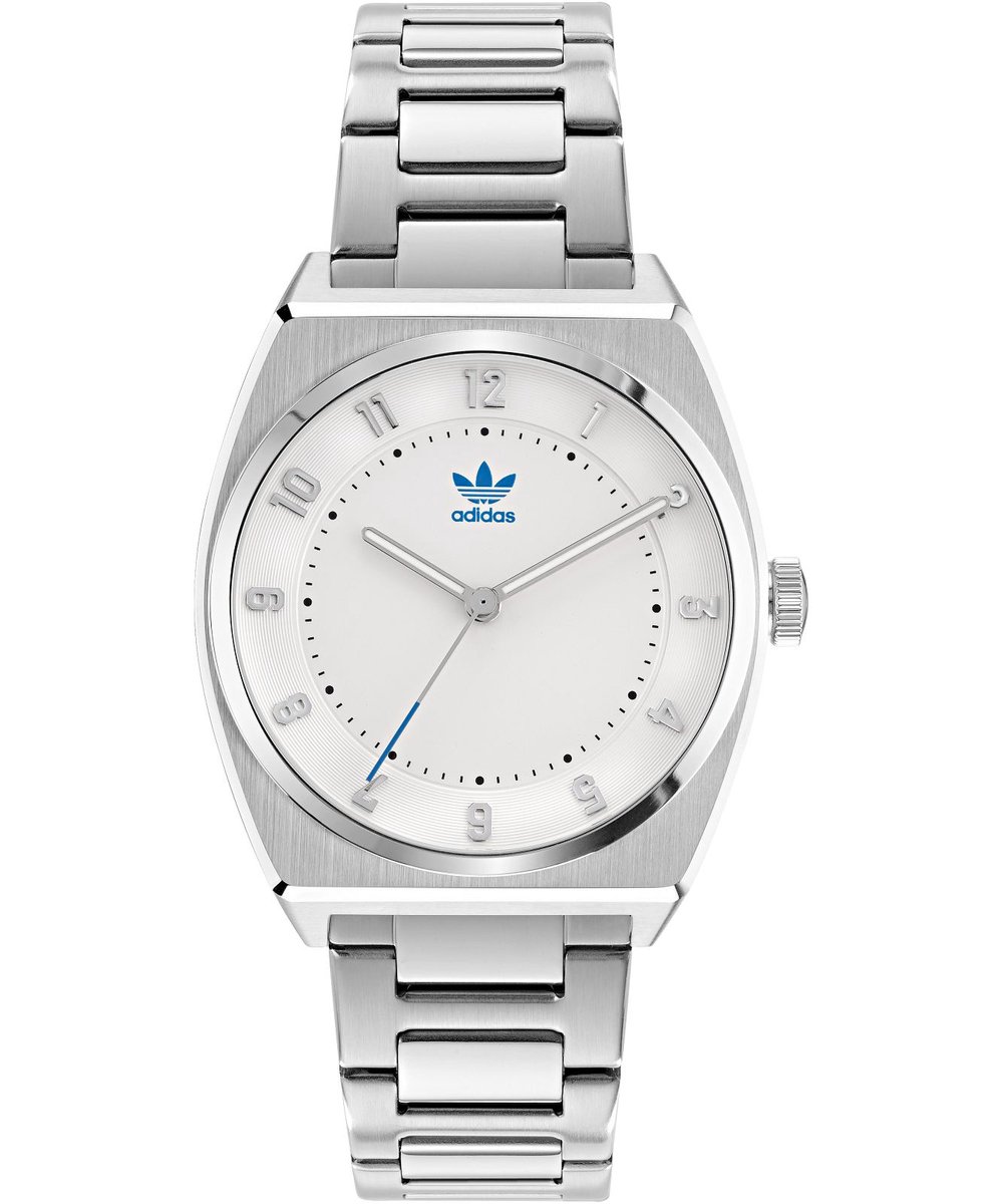 Adidas Originals Code Two AOSY22025 Horloge - Staal - Zilverkleurig - Ø 38 mm