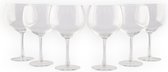 Gin Tonic Glazen Set van 6 - Cocktailglazen - 650ml - Transparant Glas - Cadeau voor Man & Vrouw - Aperol Spritz Glazen