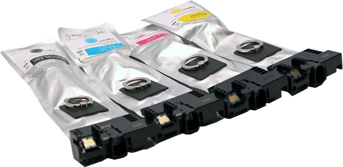 ABC huismerk Set 4x inkt cartridge geschikt voor Epson T11D 5000 paginas geschikt voor Workforce Pro WF-C5890DWF WF-C5390DW Set 4 kleuren XL