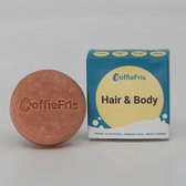 KoffieFris - Hair & Body - Koffiezeep - Vegan - Plastic Vrij - Zeep - Koffie