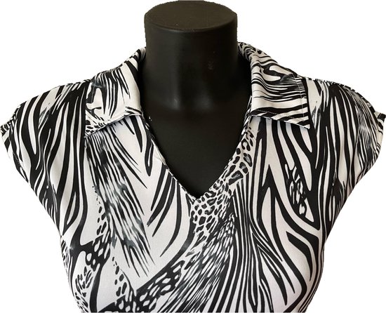Func Factory dames Polo Izze zwart zeb maat 38 van Func Factory — afbeelding 2