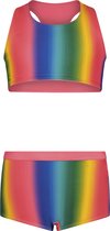 B. Nosy Y402-5024 Bikini Filles - Rayures multicolores floues - Taille 146-152