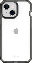 ITSkins Hoesje geschikt voor Apple iPhone 13 Mini Telefoonhoesje Hardcase | ITSkins SupremeClear Backcover Shockproof | Schokbestendig iPhone 13 Mini Telefoonhoesje | Anti Shock Proof - Transparant / Zwart