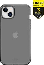 ITSkins Hoesje geschikt voor Apple iPhone 14 Plus Telefoonhoesje Flexibel TPU | ITSkins SpectrumClear-R Backcover Shockproof | Schokbestendig iPhone 14 Plus Telefoonhoesje | Anti Shock Proof - Zwart