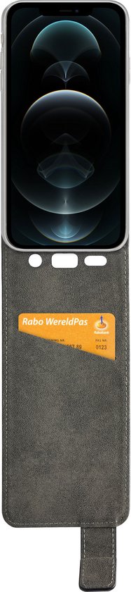 Mobilize - Étui pour iPhone 12 Pro Max - Étui à rabat Classic Gelly Zwart