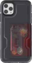 Ghostek Iron Armor Telefoonhoesje geschikt voor Apple iPhone 11 Pro Max Hoesje Hardcase Backcover Shockproof met Pasjeshouder en Standaard - Zwart