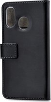 Mobilize Classic Gelly Wallet Telefoonhoesje geschikt voor Samsung Galaxy A40 Hoesje Bookcase Portemonnee - Zwart