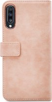 Mobilize Elite Gelly Wallet Telefoonhoesje geschikt voor Samsung Galaxy A70 Hoesje Bookcase - Roze
