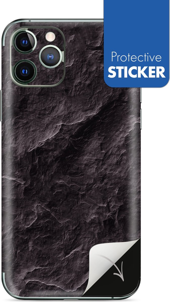 My Style Telefoonsticker PhoneSkin For Apple iPhone 11 Pro Black Rock