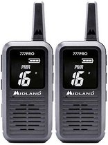 Set mini talkie-walkie Midland 777 Pro PMR446 avec écran