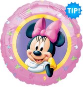 Minnie Mouse Ballon 44 cm - Verjaardag Versiering - Folieballon Ongevuld - Ballonnenboog Decoratie Feest - Party Slinger Jongen Meisje
