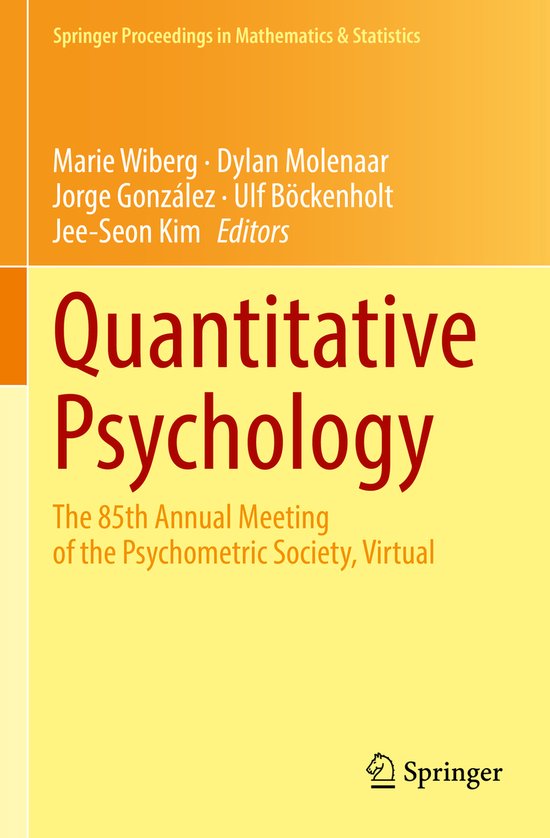 Quantitative Psychology - cover