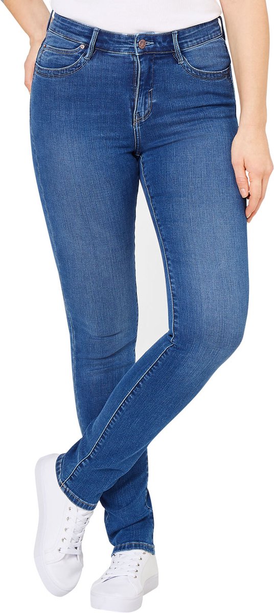 PADDOCK`S Dames Jeans PAT slim Fit Blauw 42W / 32L Volwassenen