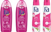 Fa Pink Passion - Paquet - 2 Gels Douche + 2 Déo Spray