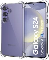 Hoesje Geschikt voor Samsung Galaxy S24 Hoesje Shockproof - iTech Bumper Air Case - transparant