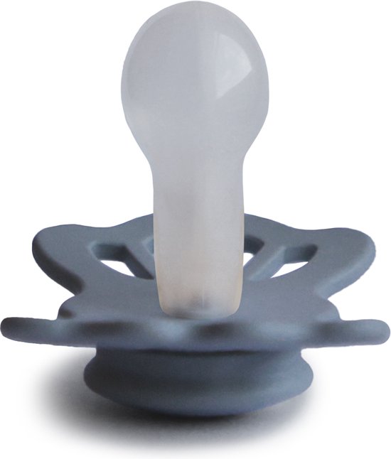 FRIGG LUCKY Fopspeen 4 stuks - Siliconen - Maat 2 - vanaf 6 maanden - Great Gray - 4 stuks van FRIGG — afbeelding 3