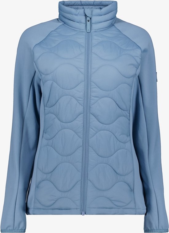 Kjelvik gewatteerde dames softshell jas blauw - Winddicht en waterafstotend - Ademend materiaal